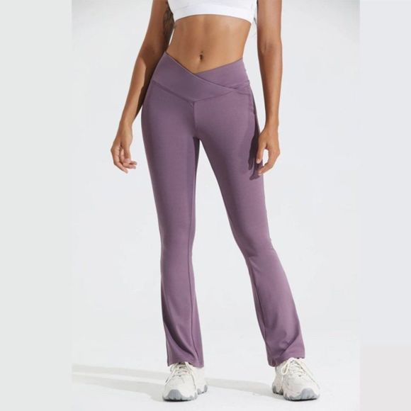 Flare Crossover Legging - Flare legging - Crossover Legging - Black crossover - Picture 6 of 6